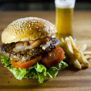 Hamburguesa Doble con Queso